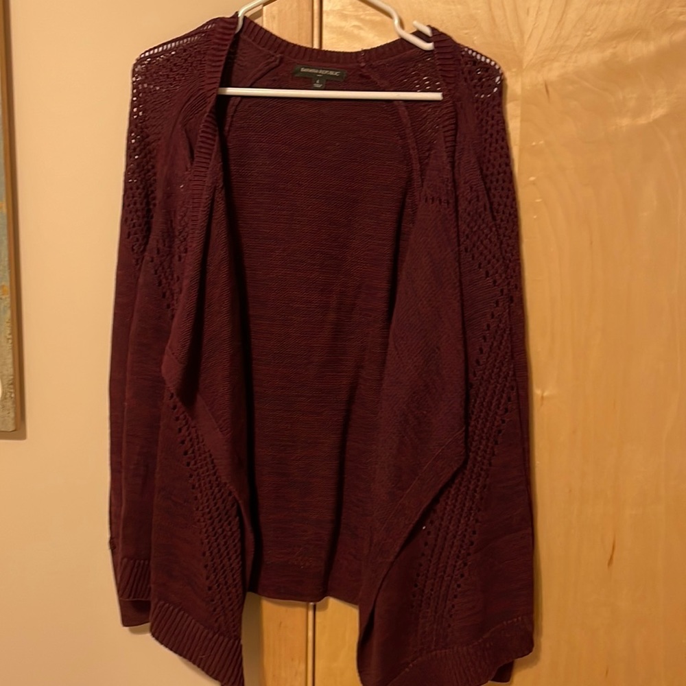 Waterfall front cardigan
